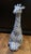 Mid-Century Modern Vintage MCM Andrea by Sadek Blue & White Painted Fishnet Sitting Giraffe 13" Tall Figurine For Sale - Image 3 of 7