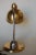 Brass and Chrome Machine Age Bell Shade Reading Desk Lamp For Sale In Los Angeles - Image 6 of 11