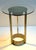 Mid-Century Modern Fontana Arte Illuminated Patinated Brass & Glass Side Table, Italy 1960s For Sale - Image 3 of 9