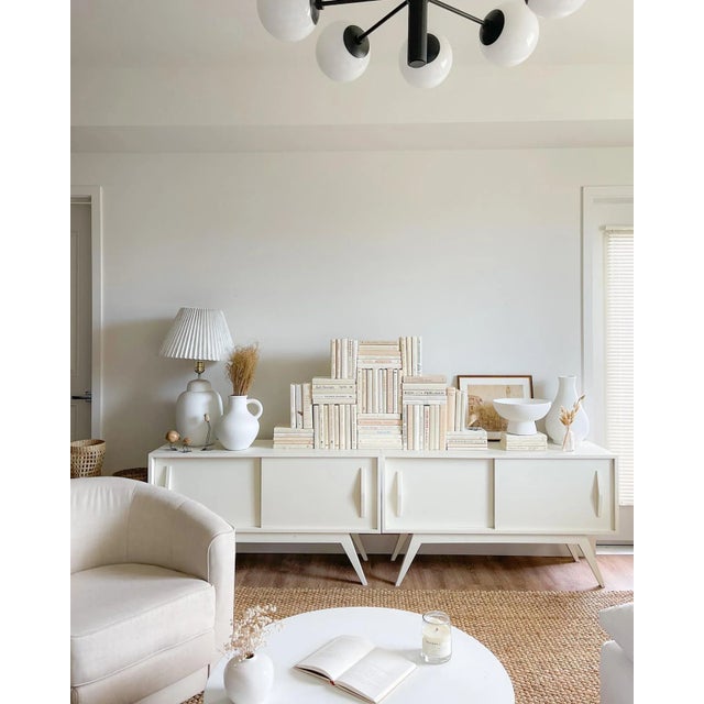 Booth & Williams Decorative Books - Beach Book Wall - Set of 75 Beige Books For Sale - Image 4 of 4