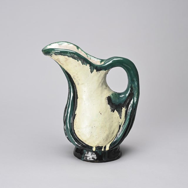 Ceramic Handmade Pitcher by Alice Colonieu, 1965 For Sale - Image 7 of 12