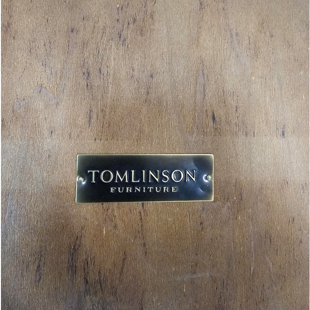 Tomlinson Furniture Mid-Century Rosewood and Walnut Square Side Table For Sale - Image 10 of 10