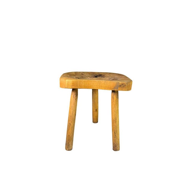 Milking Stool in Wood For Sale - Image 5 of 5