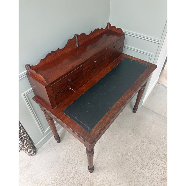 Antique Mahogany Tiered Desk For Sale - Image 10 of 18