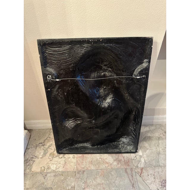 1990s Bonded Bronze Sculptured 3 Dimensional Artwork of Mother & Child 24”x18”c1” (Very Heavy) For Sale - Image 5 of 7