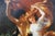 Late 20th Century Late 20th Century The Storm Boy Girl Romantic Rainstorm Oil Painting After Pierre Auguste Cot 47" For Sale - Image 5 of 12