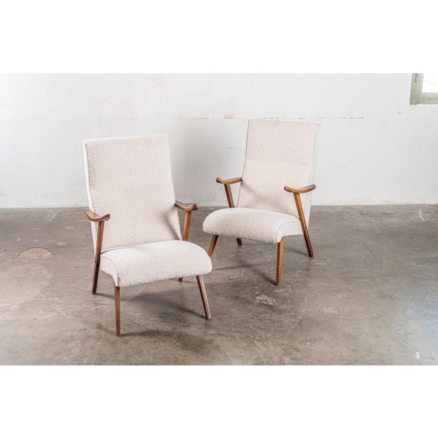 Mid-Century Armchairs, 1960, Set of 2, in Very Good conditions. Designed 1960 to 1969