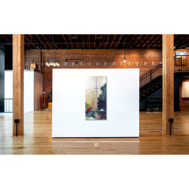 The Golden Skies series came about after several years of experimenting with new ways to create my urban/rural cityscape...