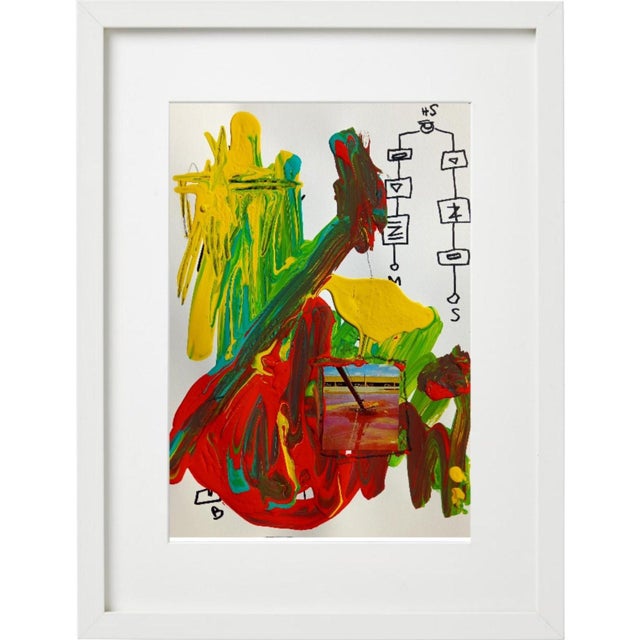 One-of-a-Kind High-End Framed Abstract Acrylic Paintings "The Physics" #1 by Diane Grant Individual frame size (in.): W....