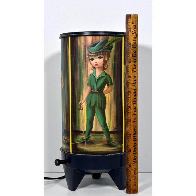 1960s Mid Century Modern Big Eyes Girl Table Lamp - Signed Eden For Sale - Image 10 of 10