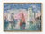 This vintage French coastal art print features colorful sailboats and historic harbor towers, reproduced from Paul...
