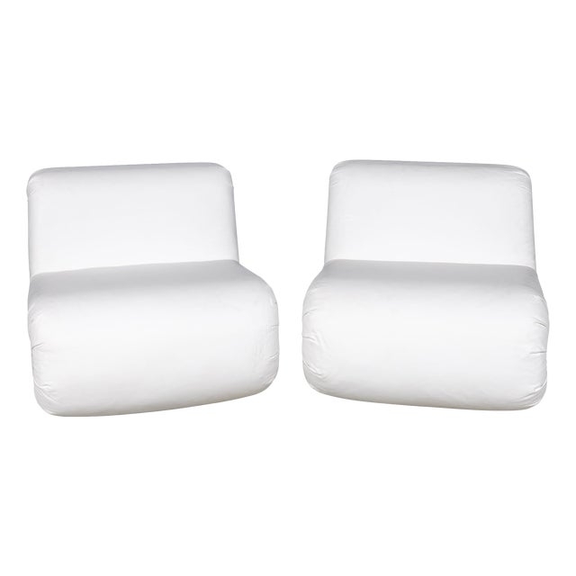 Italian Boomerang Lounge Chairs by Rodolfo Bonetto for B-Line, Set of 2 For Sale