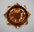 Marie Zimmermann Arts and Crafts Copper Lotus Form Dishes, Set of 6 For Sale - Image 4 of 11