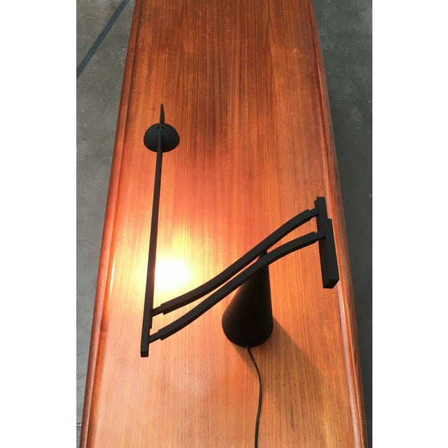 Metal Postmodern Italian Model Tabla Table Lamp by Mario Barbaglia and Marco Colombo for Italiana Luce, 1980s For Sale - Image 7 of 18