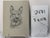1940s Original Signed Graphite Illustration of German Shepherd Dog Portrait, 10.75 × 8 In. For Sale In Atlanta - Image 6 of 6
