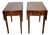 1920 Antique Pair of Columbia Regency Style Mahogany Pembroke Side / End Tables For Sale