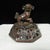 Vintage Bronze Incense Burner – 9.8" Gilt Censer With Lion Finial & Octagonal Lid For Sale In Los Angeles - Image 6 of 9