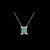 Natural Emerald Diamond Necklace 18" 14k Gold 6.04 TCW Certified For Sale In New York - Image 6 of 12