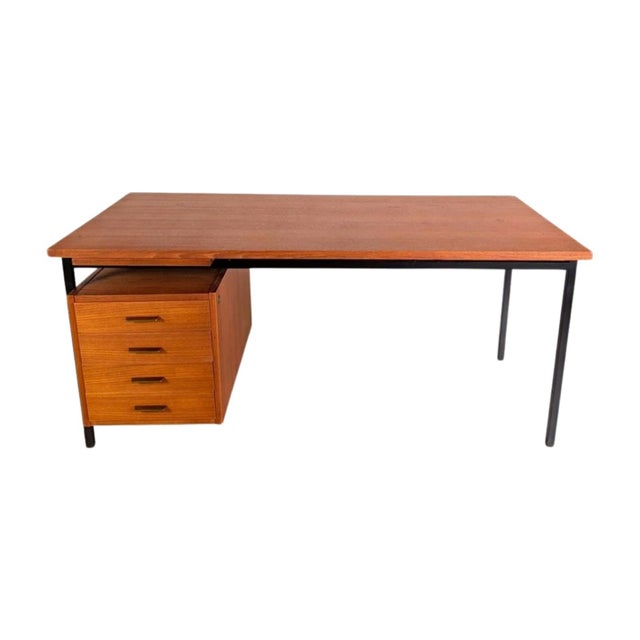 Vintage Desk in Teak by Herbert Hirche For Sale - Image 11 of 11