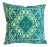 Swati Embroidered Green Pillow For Sale