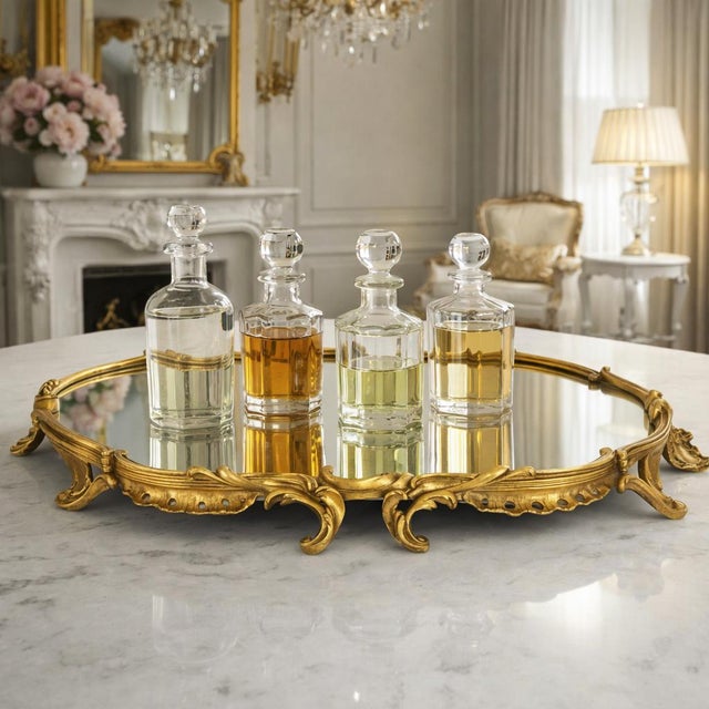 French French Louis XV Gilt Bronze Surtout De Table Circa 1880 For Sale - Image 3 of 14