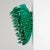 Mid-Century Modern Large Green Murano Glass Wall Lamp with Spikes and Gold Finish Frame, 1990s For Sale - Image 3 of 11