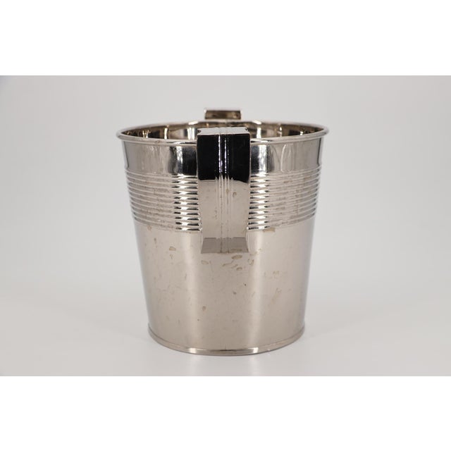 1930s Stunning French Art Deco Ice Bucket For Sale - Image 4 of 11