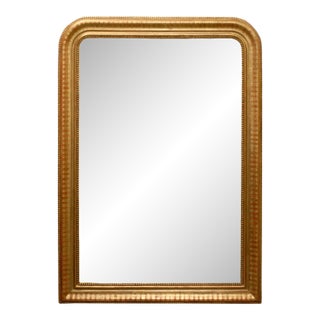 Late 19th Century Large French Gilt Louis Philippe Style Mirror For Sale