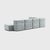 Contemporary Flexible Large Corner Sofa from Ambivalenz, Set of 12 For Sale - Image 3 of 5