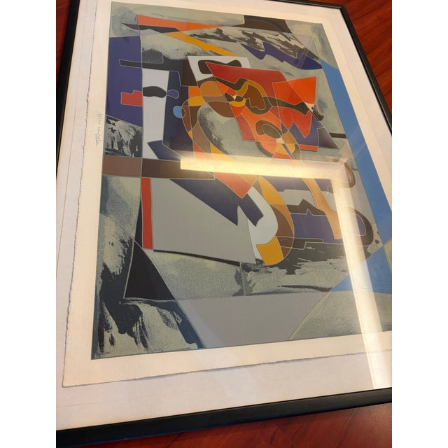 Ugo Nespolo, Abstract Composition, 1992, Serigraph, Framed For Sale - Image 9 of 10