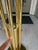 Mid-Century Modern Vintage 5-Light Floor Lamp Polished Brass Body Stylized Calla Lily Flower Shades For Sale - Image 3 of 12