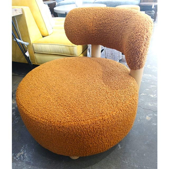 The Amelia Lounge Chair is a great design for any interior concept. Produced from a solid wood frame, finished in a...