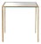 Perkins Mirror Top Accent Table, Gold For Sale