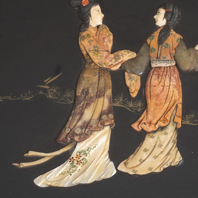 Mid 20th Century Chinoiserie Coffee Table with Glass Top, Antique, China, 20th Century For Sale - Image 5 of 13