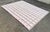 Mid-Century Modern Not Yet Made - Made To Order Handmade Cotton Area Rug Cream, Raspberry Pink & Terracotta Red Windowpane Dhurrie - 6'x9' For Sale - Image 3 of 11