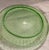 Vintage Green Depression Glass Cake Plate For Sale - Image 4 of 4