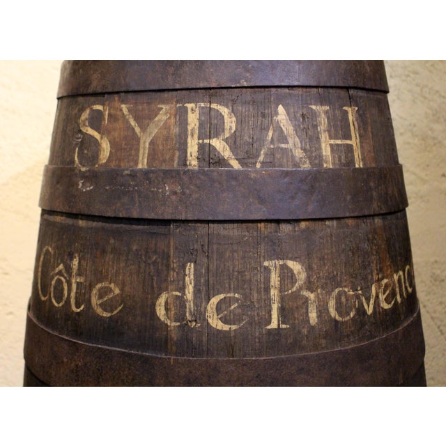 Circa 1900 or Earlier French Oak Syrah Wine Barrel For Sale - Image 4 of 5