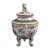 19th Century French Chinoiserie Armorial Porcelain Vase and Cover from Samson Paris, 1880s For Sale - Image 5 of 15