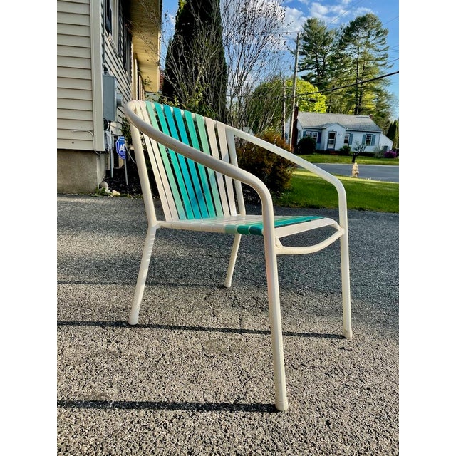 Vintage Outdoor/Patio Vinyl Strap Hoop Chair 1960s Chairish