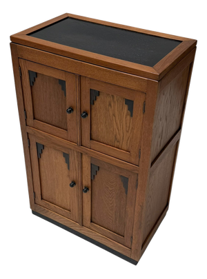 Art Deco Amsterdamse School Cabinet with Four Doors, 1930s