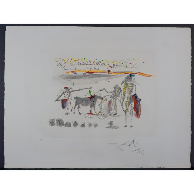 ARTIST: Salvador Dali TITLE: Tauramachi Surrealiste The Parrots MEDIUM: Etching SIGNED: Hand Signed PUBLISHER: Pierre...