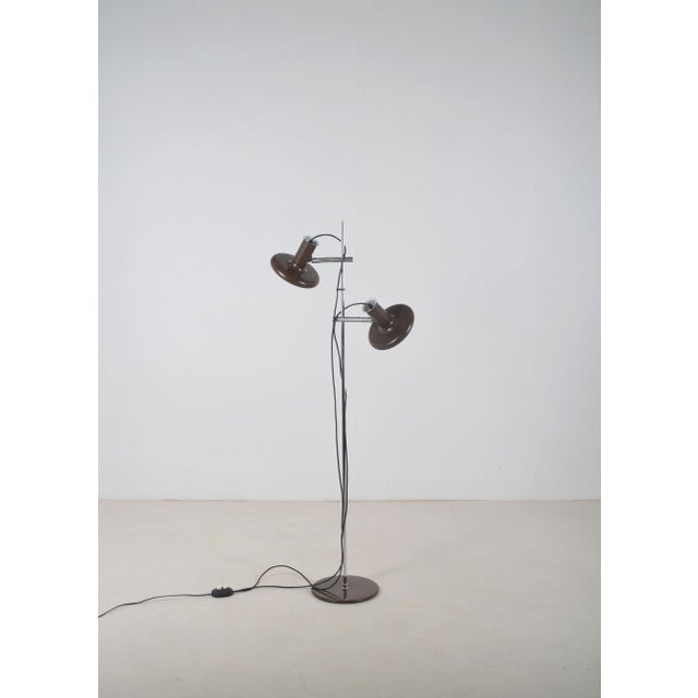 Danish Optima 4 Floor Lamp by Hans Due for Fog & Mørup, 1972 For Sale - Image 11 of 11