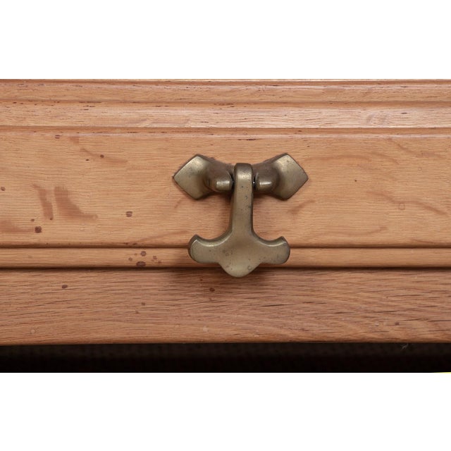 Wood Large French Sideboard in Oak by Guillerme et Chambron for Votre Maison, 1960s For Sale - Image 7 of 18