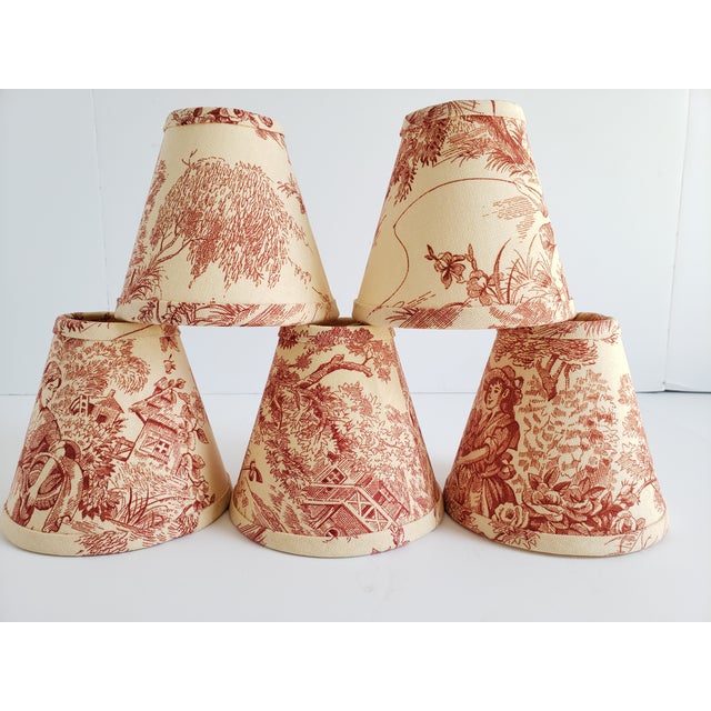 Toile De Jouy Chandelier Lamp ShadesSet of 5 Chairish