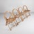 Four Arca folding chairs designed by Gigi Sabadin and produced by Crassevig in the 1970s. Hot-bent solid wood frame,...