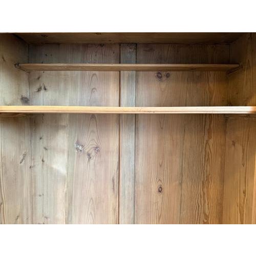 Wood Farmhouse Biedermeier Cabinet in Softwood For Sale - Image 7 of 14