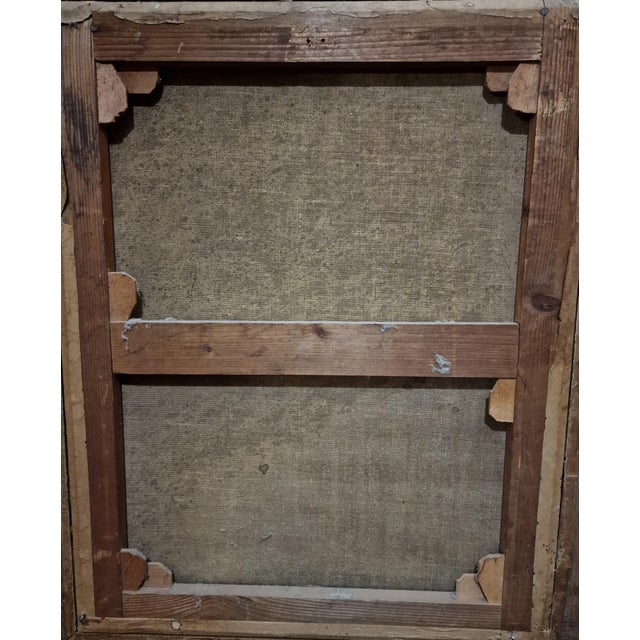 Italian School, Unknown, Madonna in Prayer, Late 18th Century, Oil on Canvas and Wood, Framed For Sale - Image 10 of 12