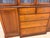 Late 20th Century George III / Chippendale Style Mahogany Breakfront Library Bookcase With Astragal Glazing & Original Lighting For Sale - Image 9 of 12