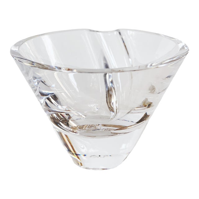Vintage Goran Warff Artist Art Glass Bowl for Kosta Boda For Sale