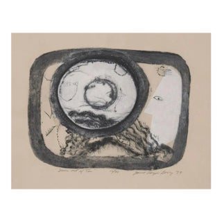 1999 Jane Varga Berry Seven Out of Ten Collage and Lithograph For Sale